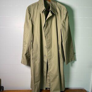 London Fog- Vintage- Tan/Khaki Trench Coat (No Liner) Size: 46 Long